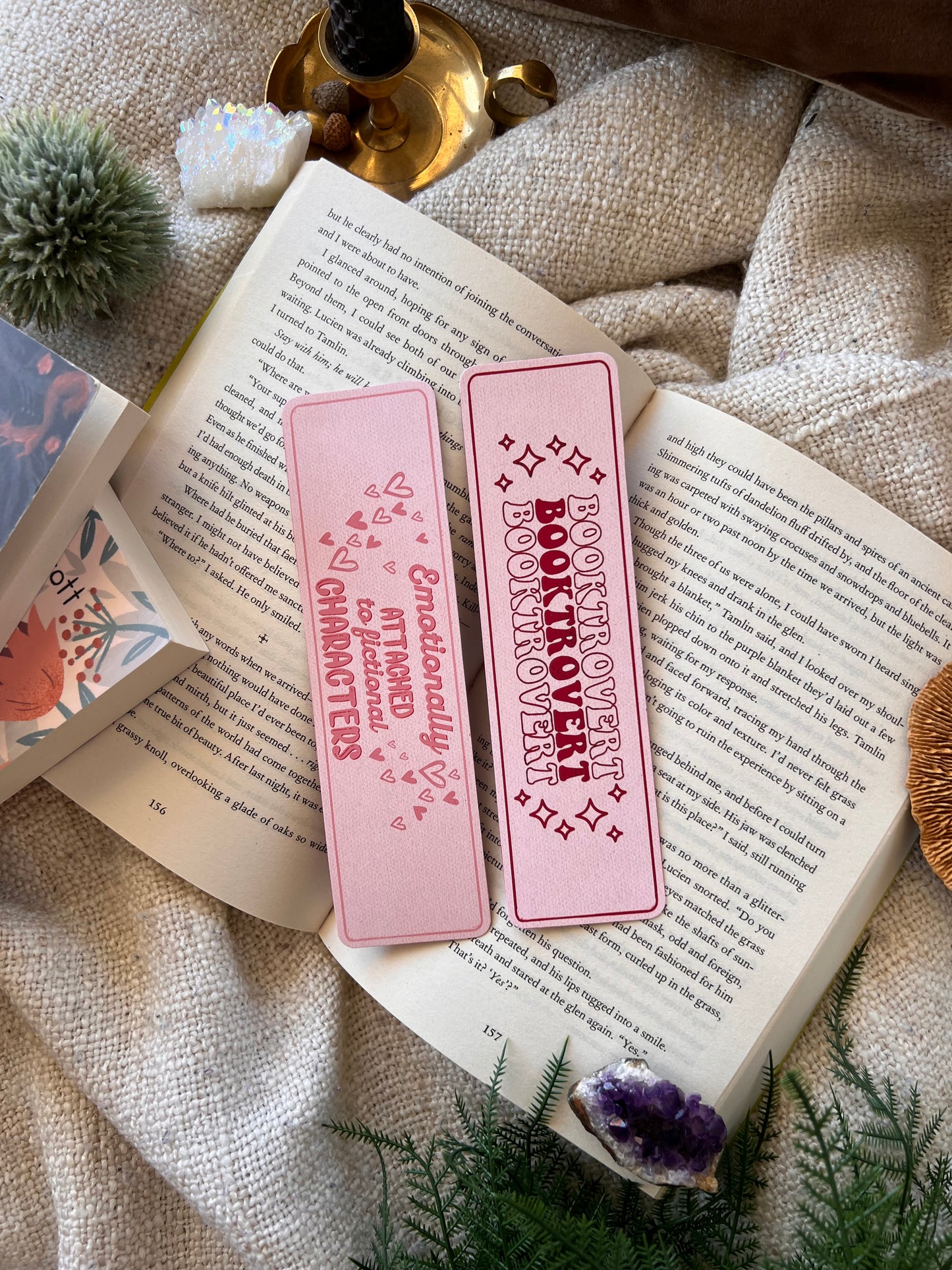 Booktrovert club bookmarks