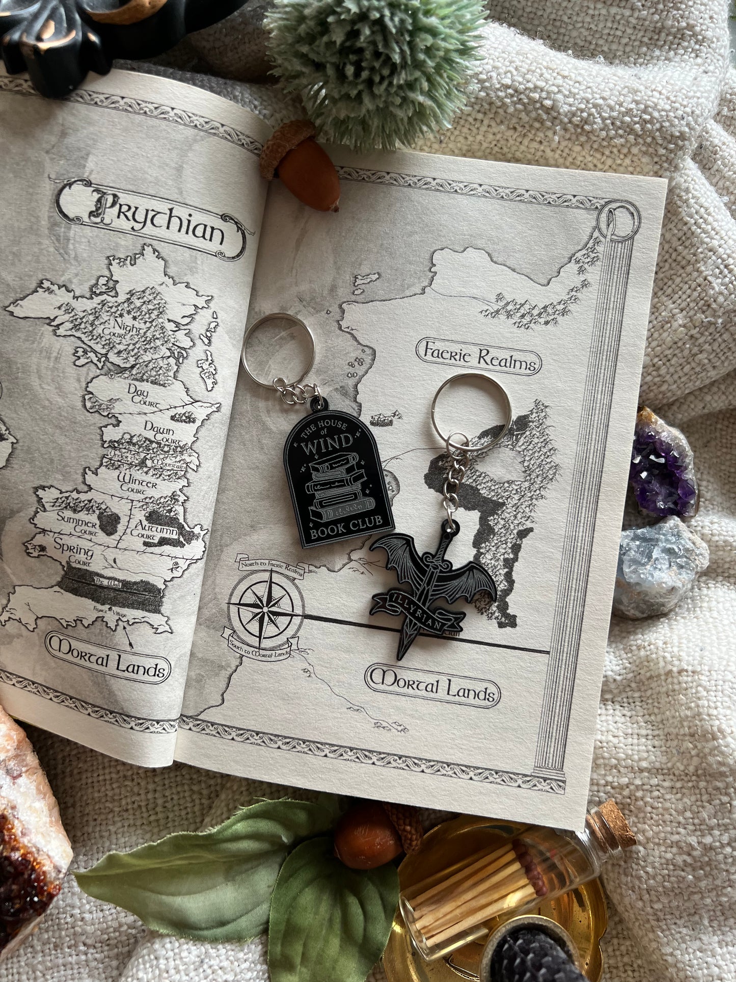 Acotar inspired keychains
