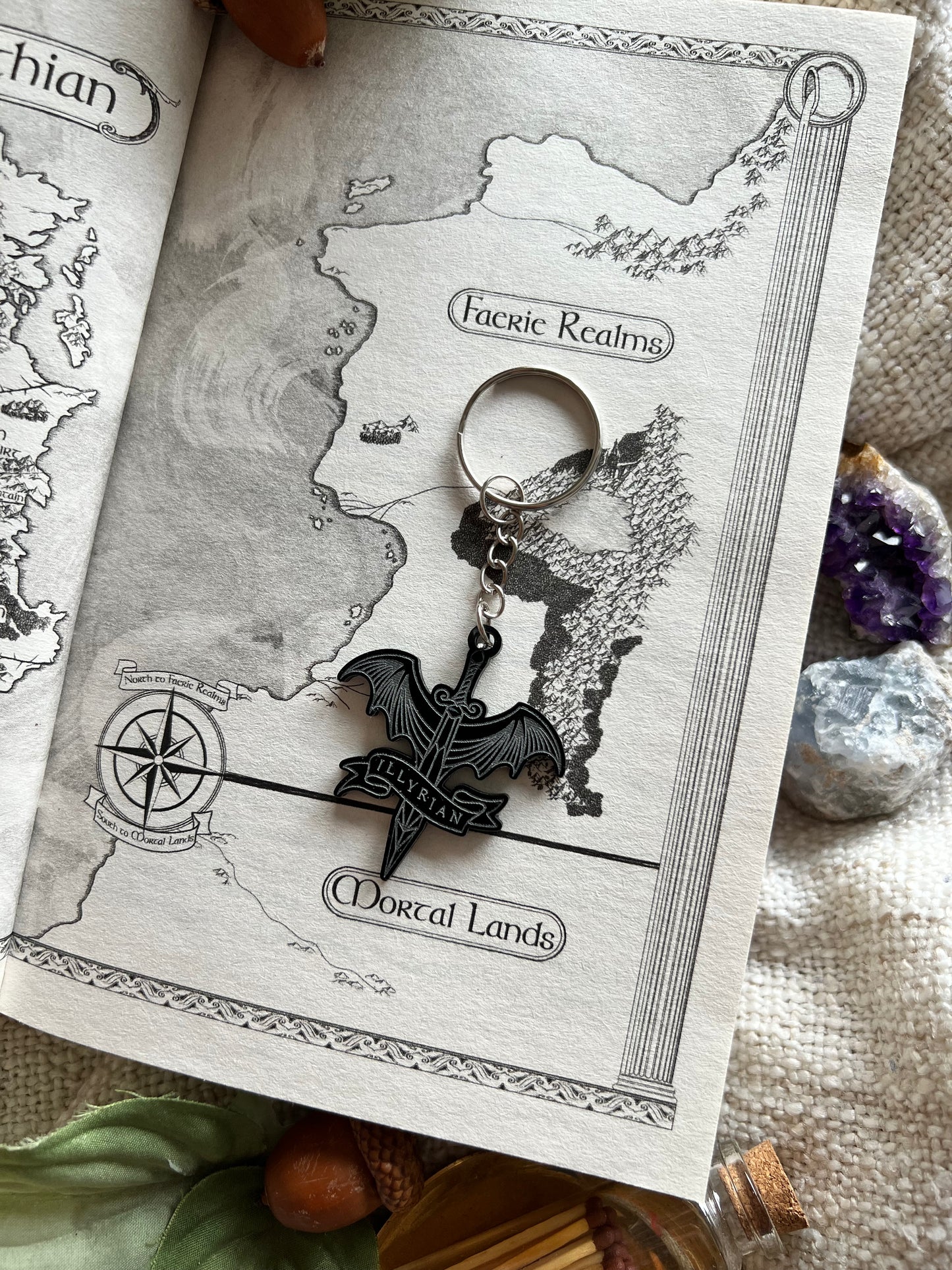 Acotar inspired keychains