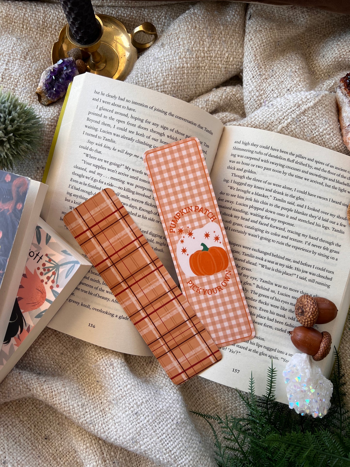 Pumpkin Season Bookmark