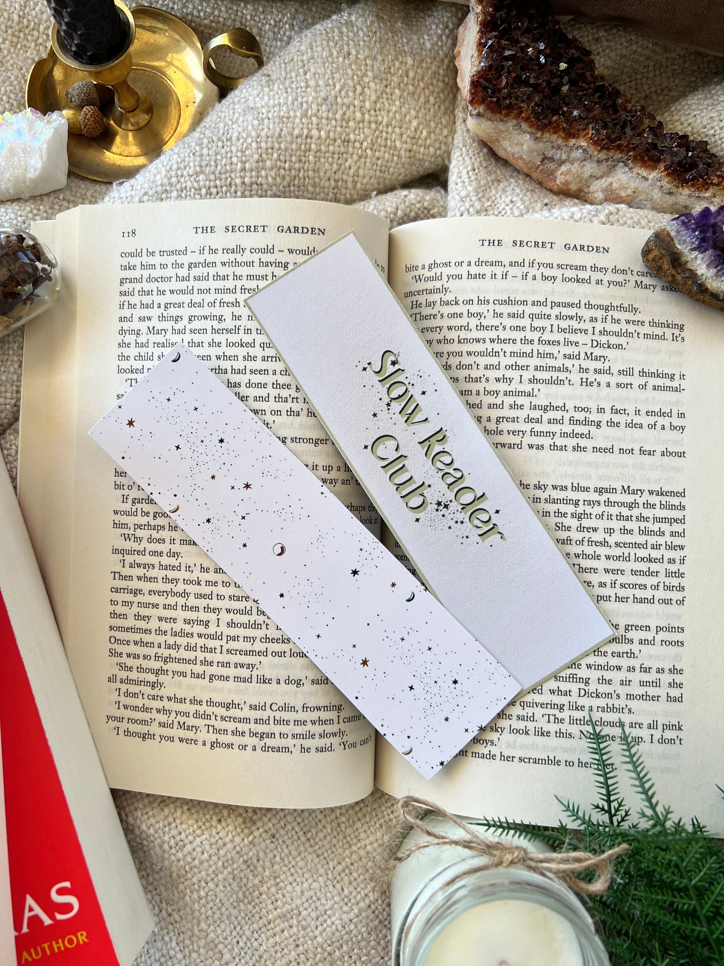 Slow reader bookclub bookmarks