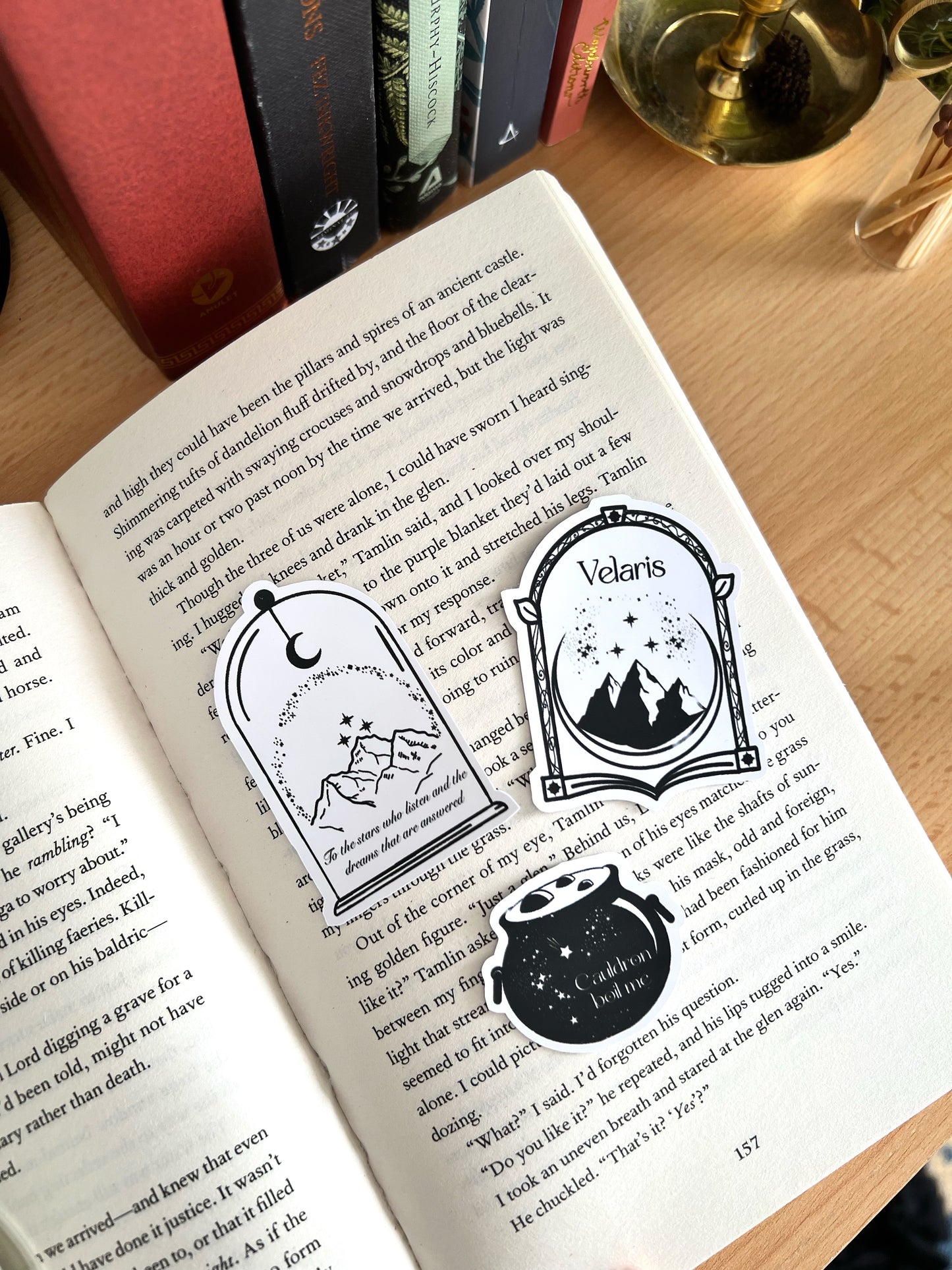 Bookish stickers (acotar inspired)