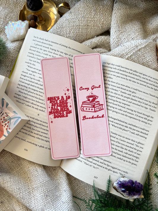 Cozy girl bookclub bookmarks