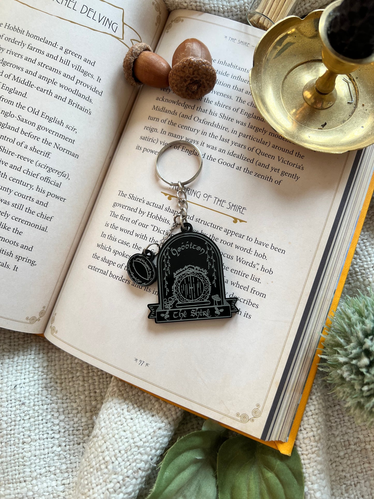 Bookish keychains