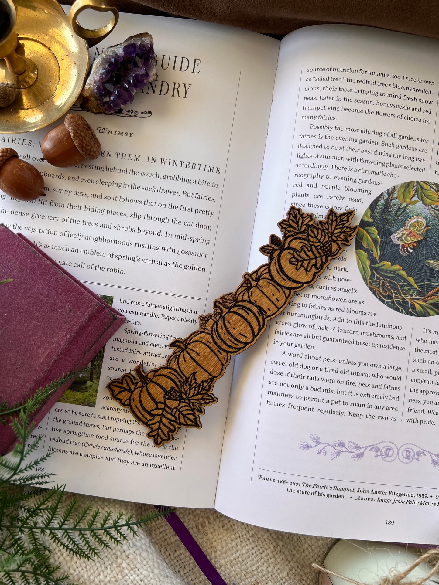 Autumn Wooden Bookmarks