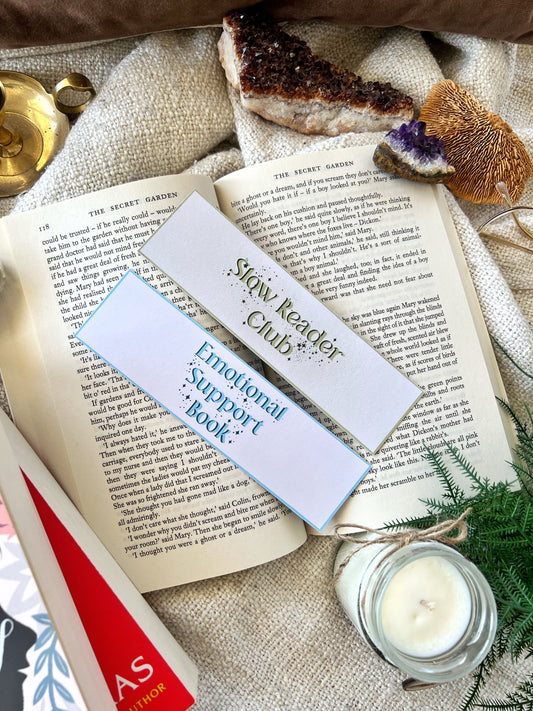 Slow reader bookclub bookmarks