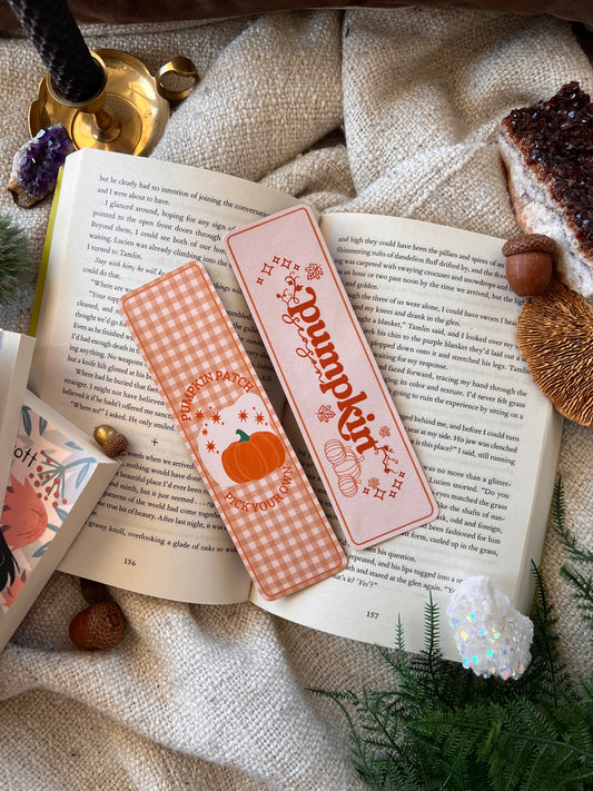 Pumpkin Season Bookmark