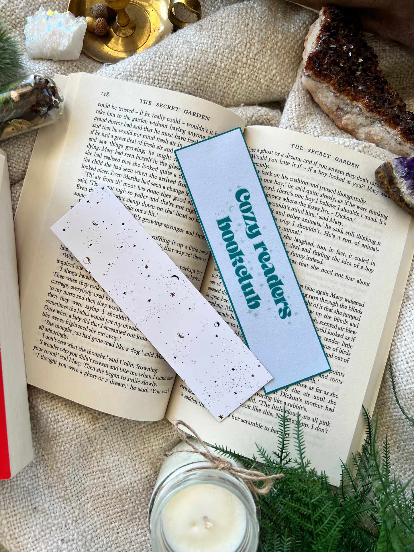 Cozy Readers Club bookmarks