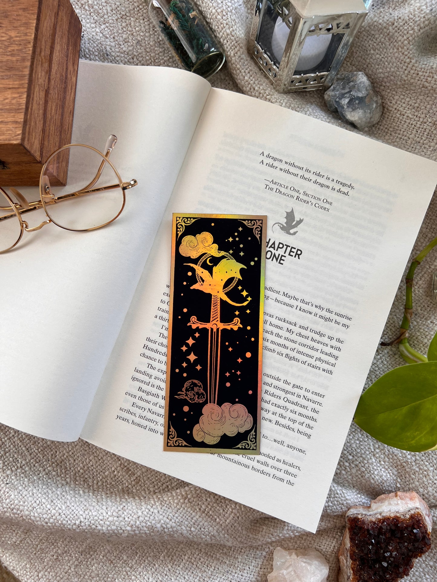 Fourth wing inspired bookmarks