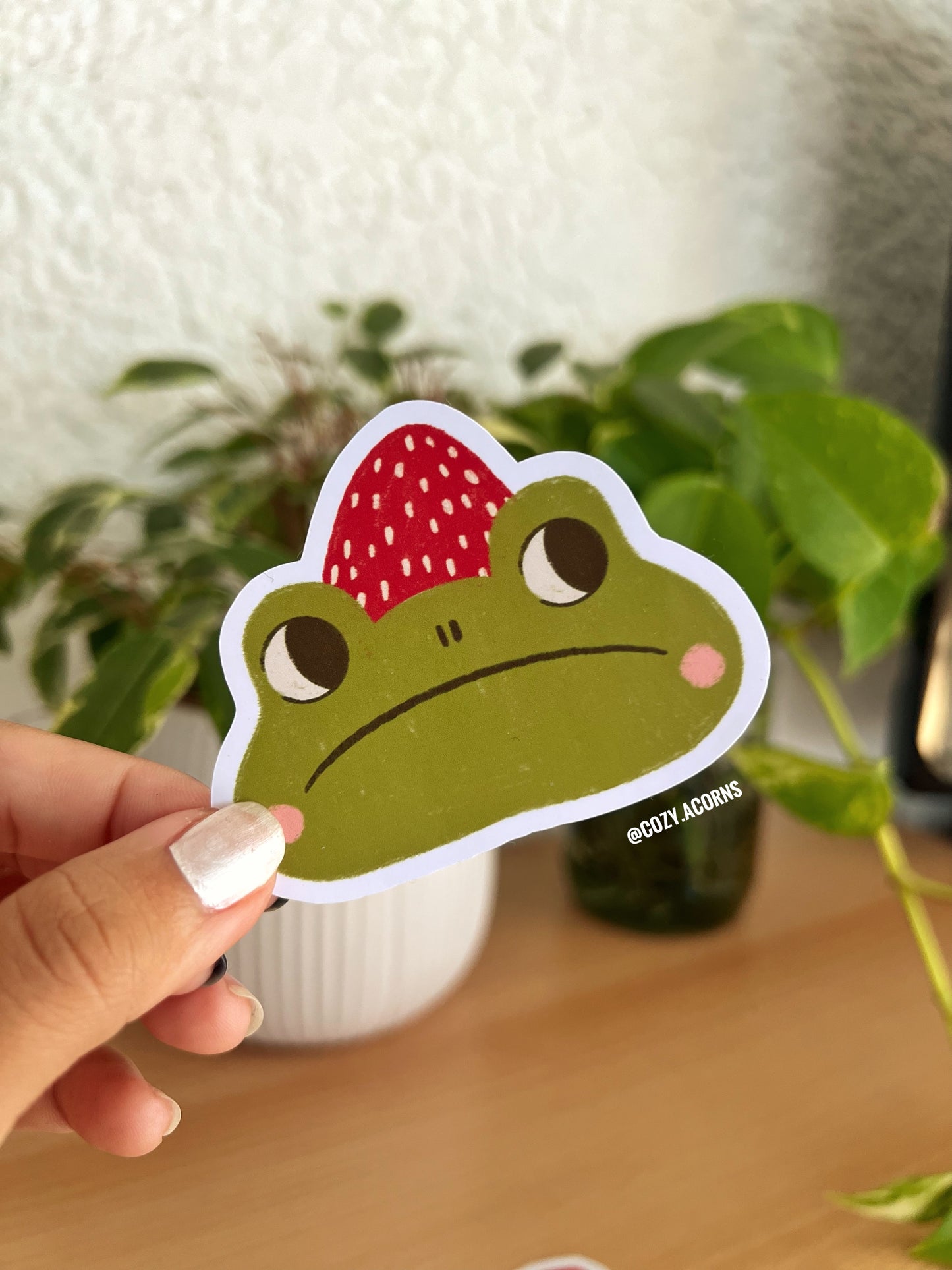 Sheldon the frog sticker