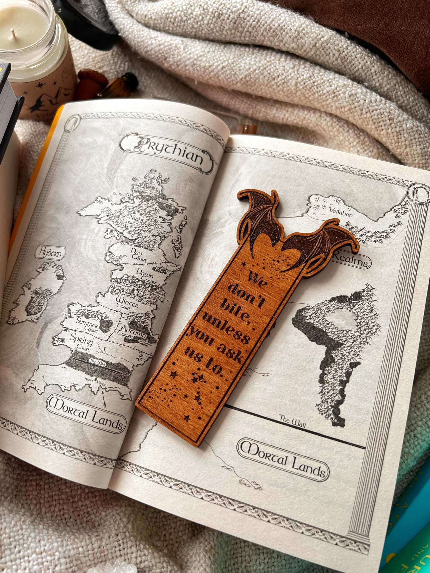 ACOTAR Bat Boys Bookmarks (wooden)