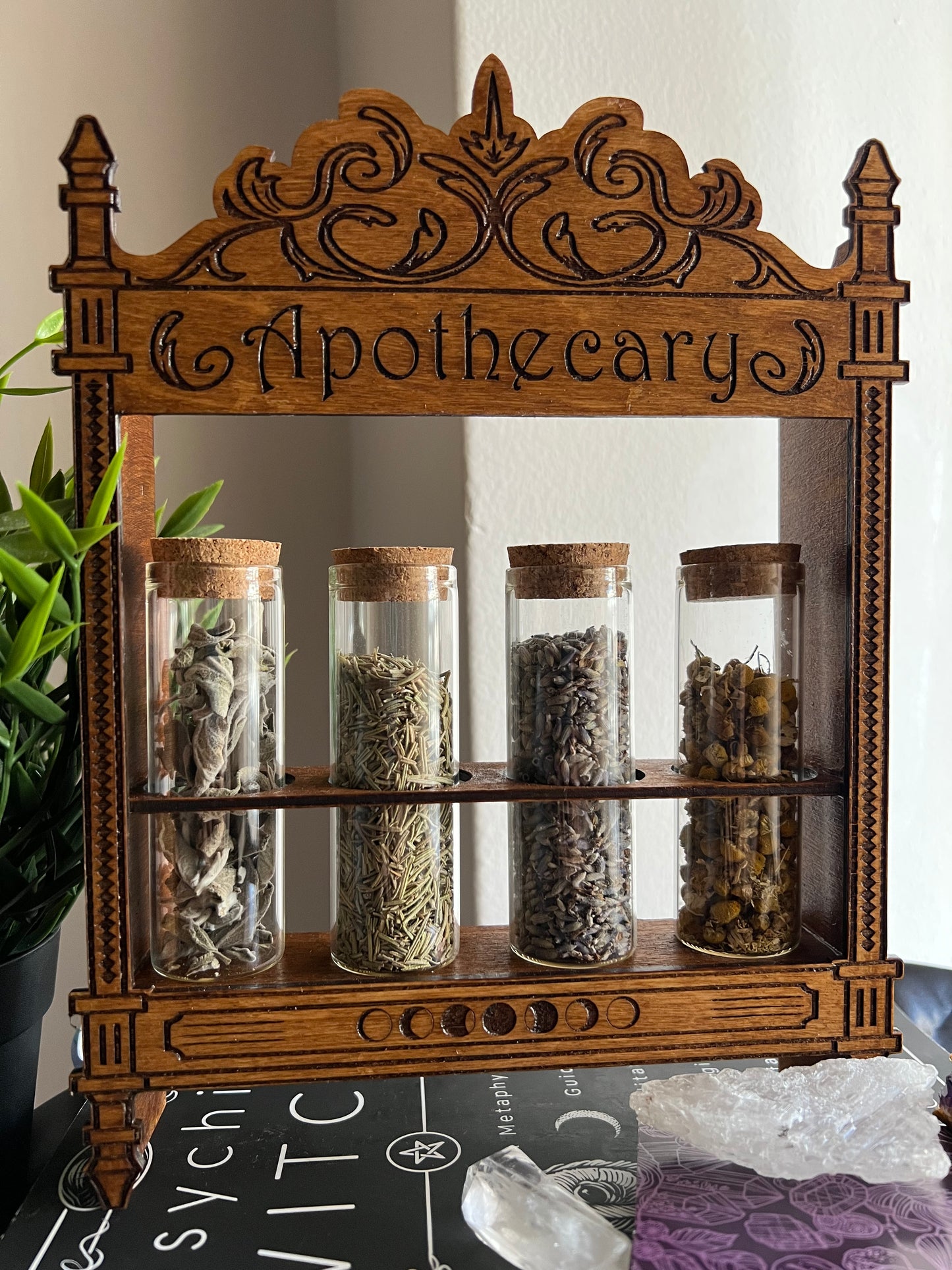 Apothecary stand for herbs or potions