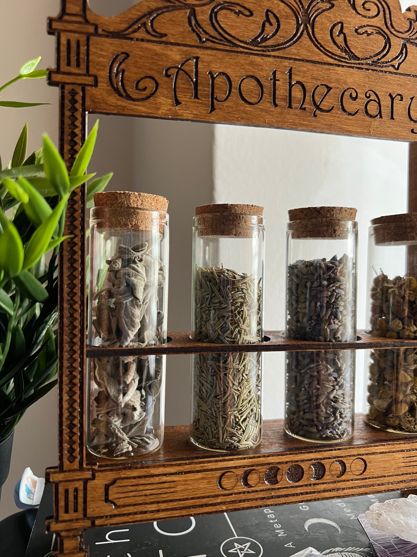 Apothecary stand for herbs or potions