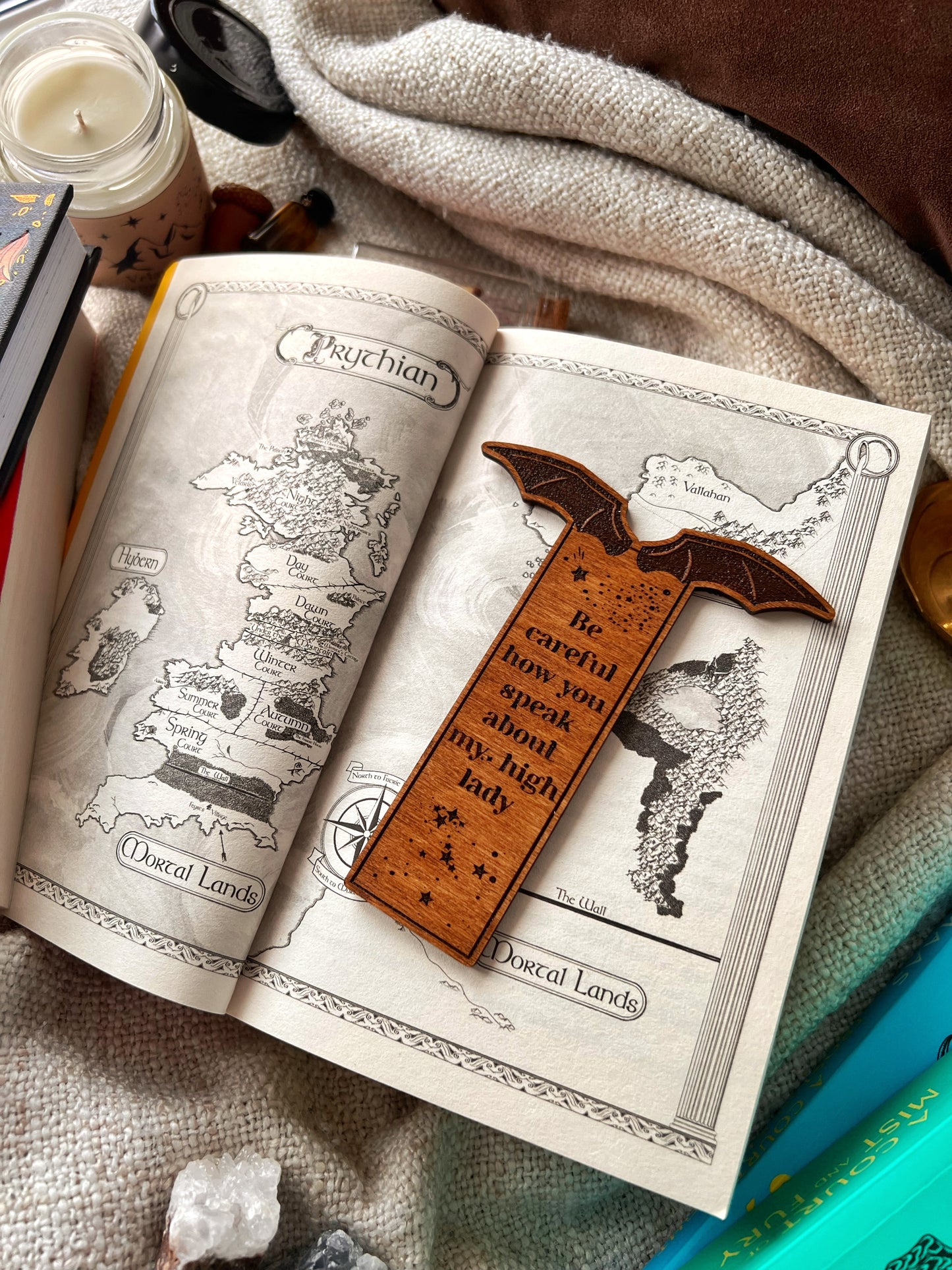 ACOTAR Bat Boys Bookmarks (wooden)