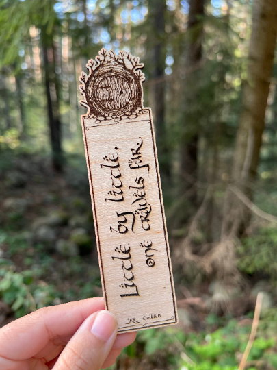 Hobbit Wooden Bookmarks