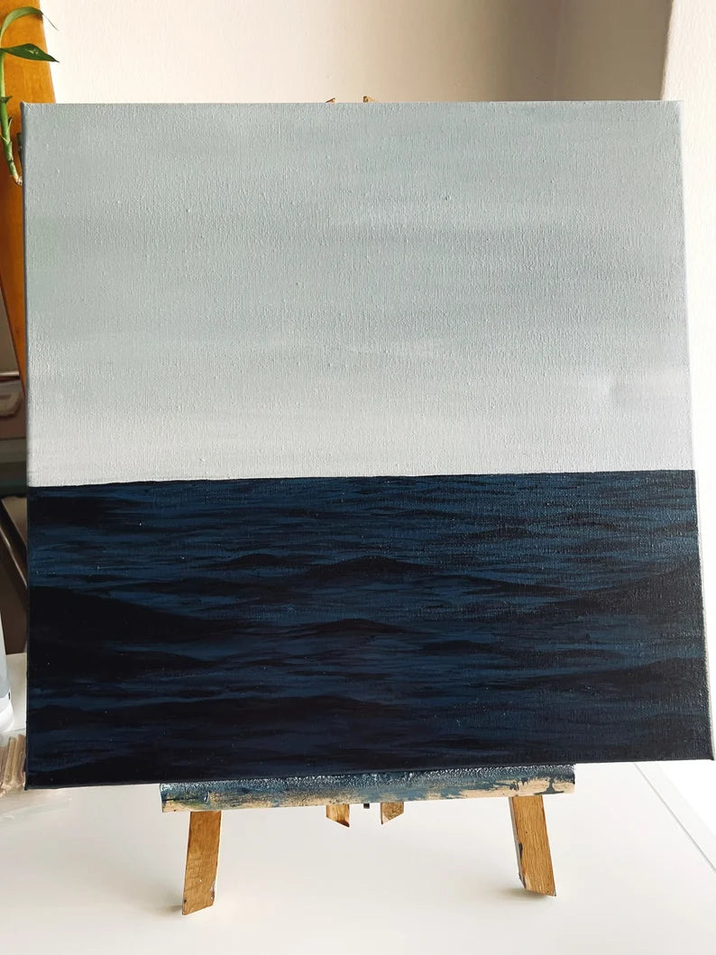 Ocean painting on canvas