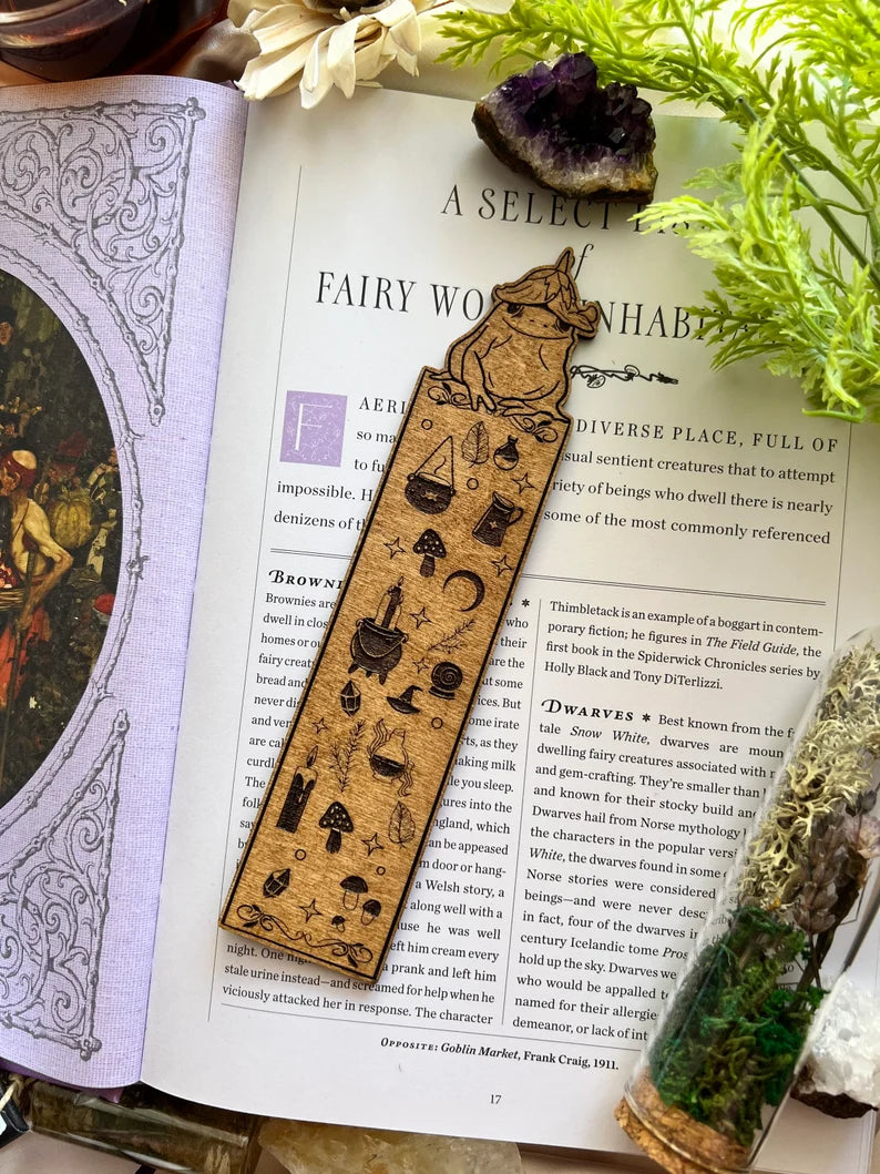 Wooden Frog Bookmarks