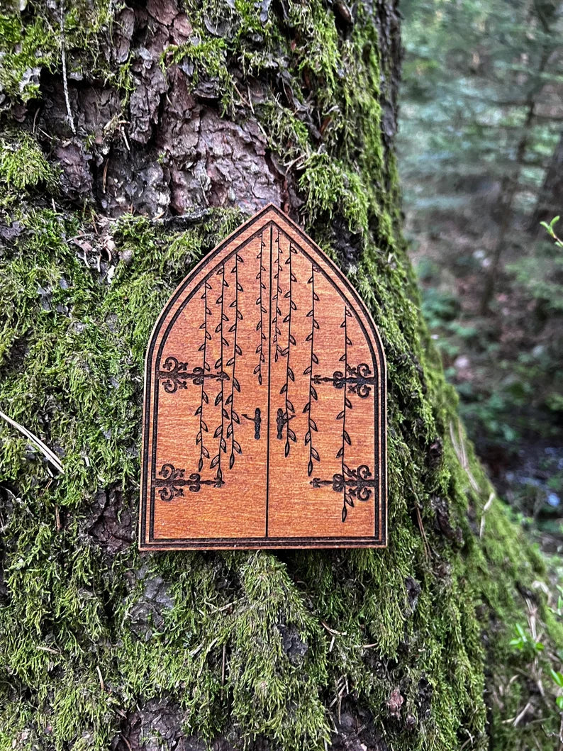 Faery wooden door