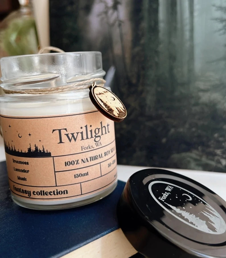 Twilight, Forks WA Soy Wax Candle