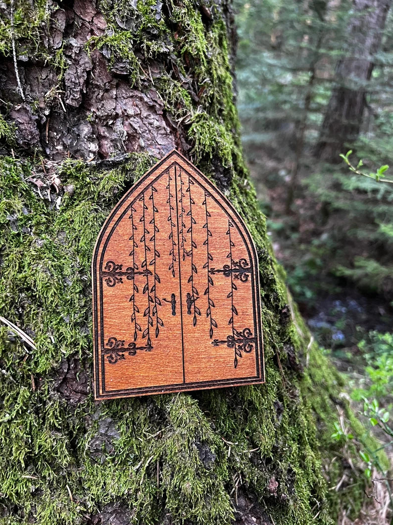 Faery wooden door