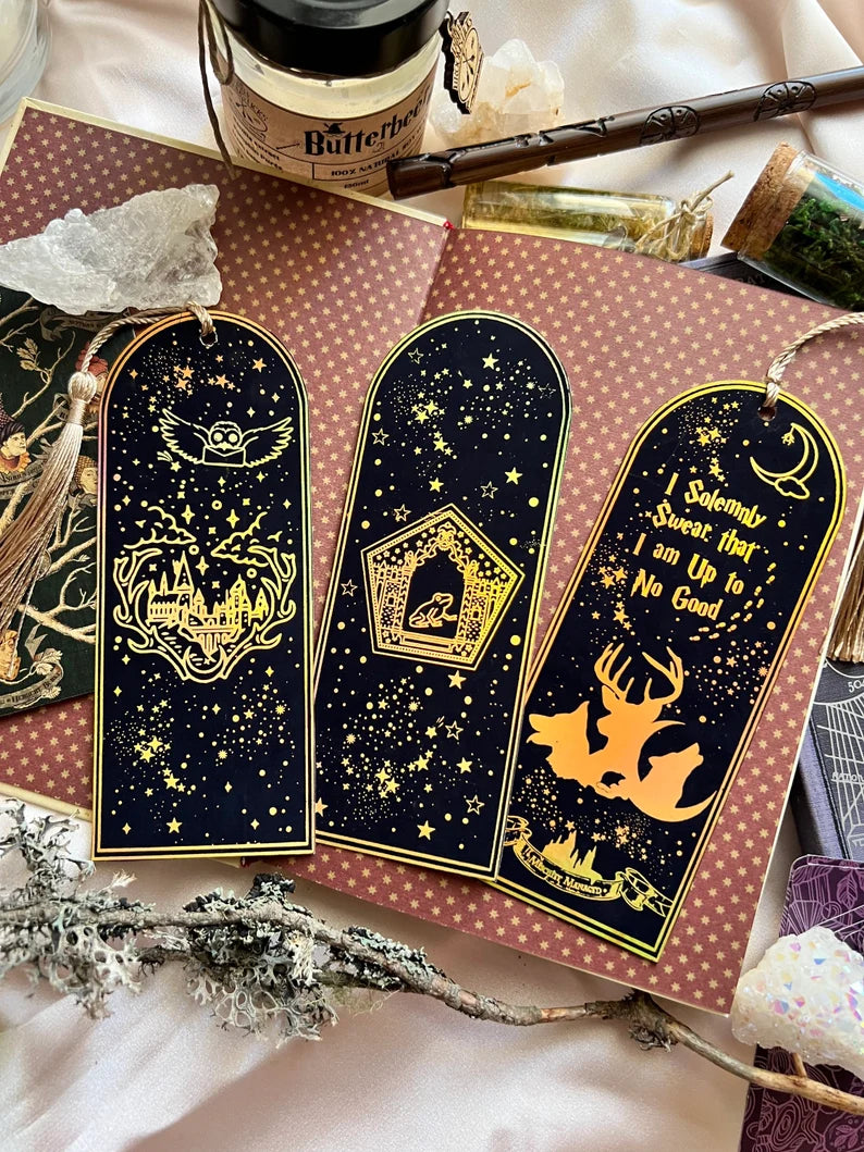 Wizardry worlds inspired bookmarks (set of 3)