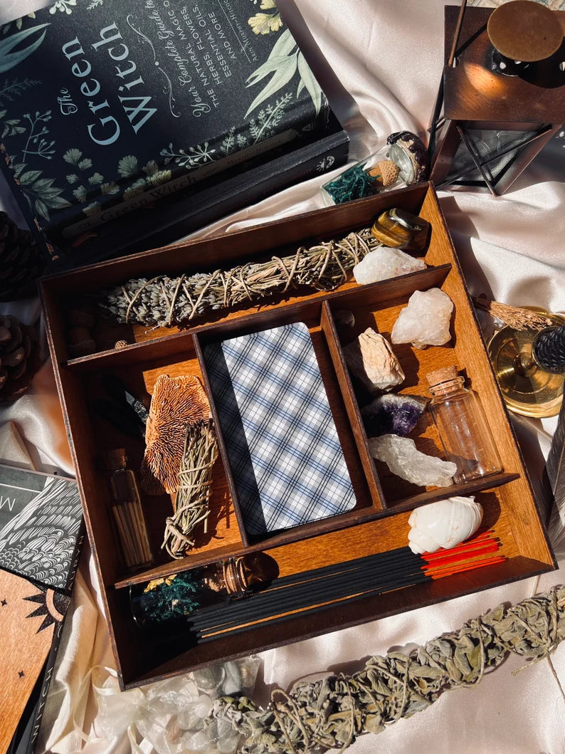 Sun and Moon Tarot Box Card Storage