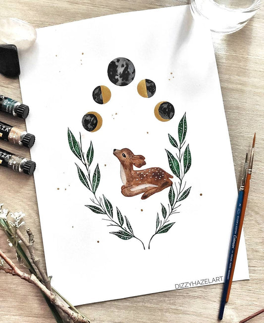 Little Magical Fawn artprint