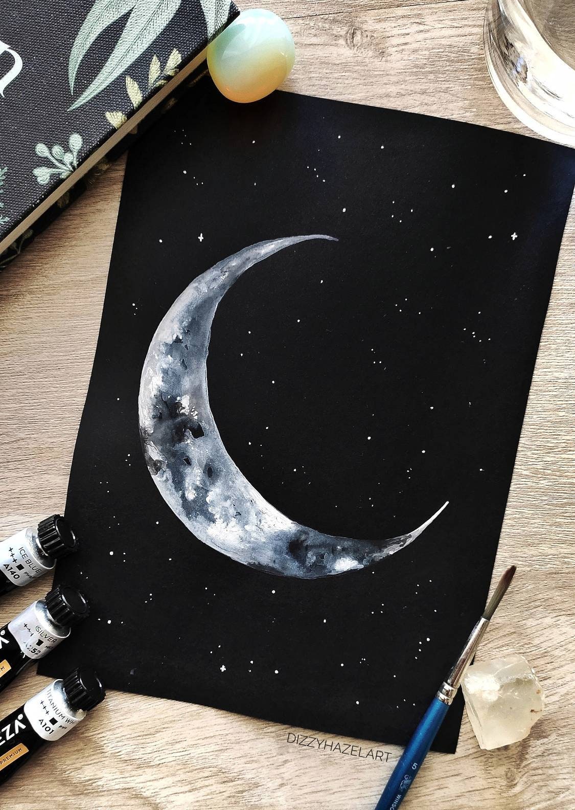 Handmade Moon Phases Artprints