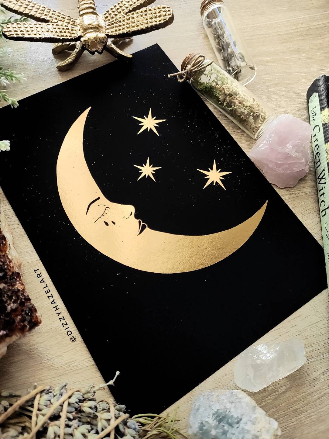 The crying moon artprint