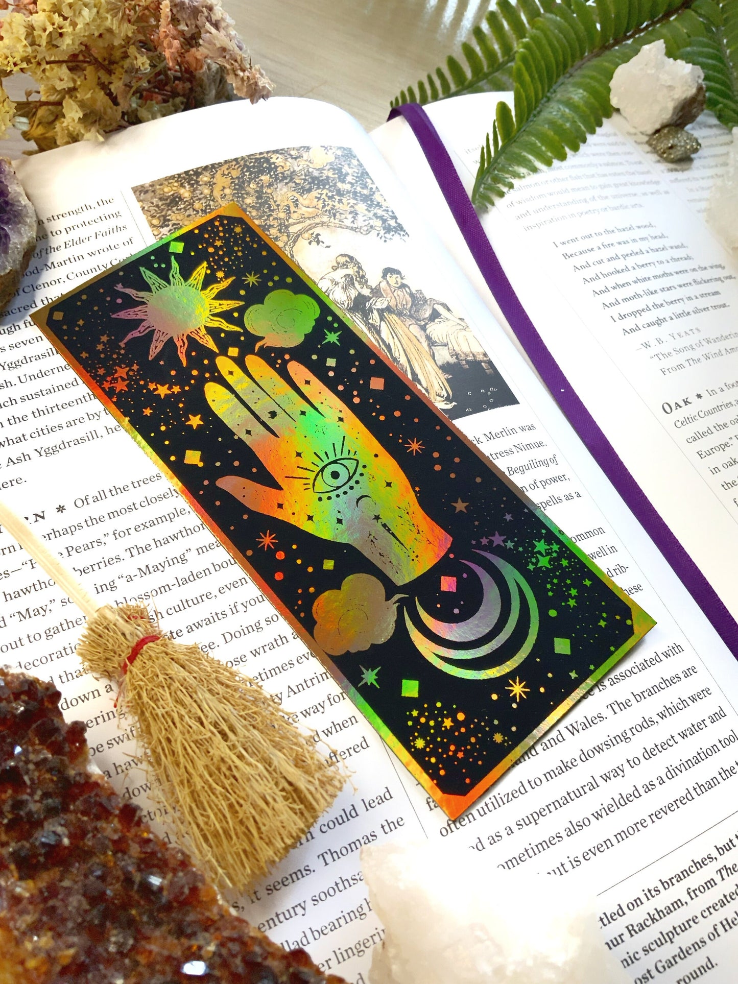 Magical Palms Holograpic Bookmarks