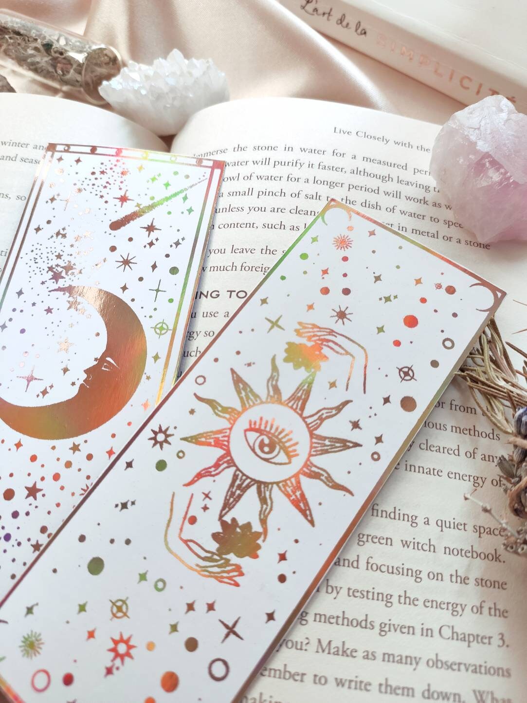 White Bookmarks Set of 3