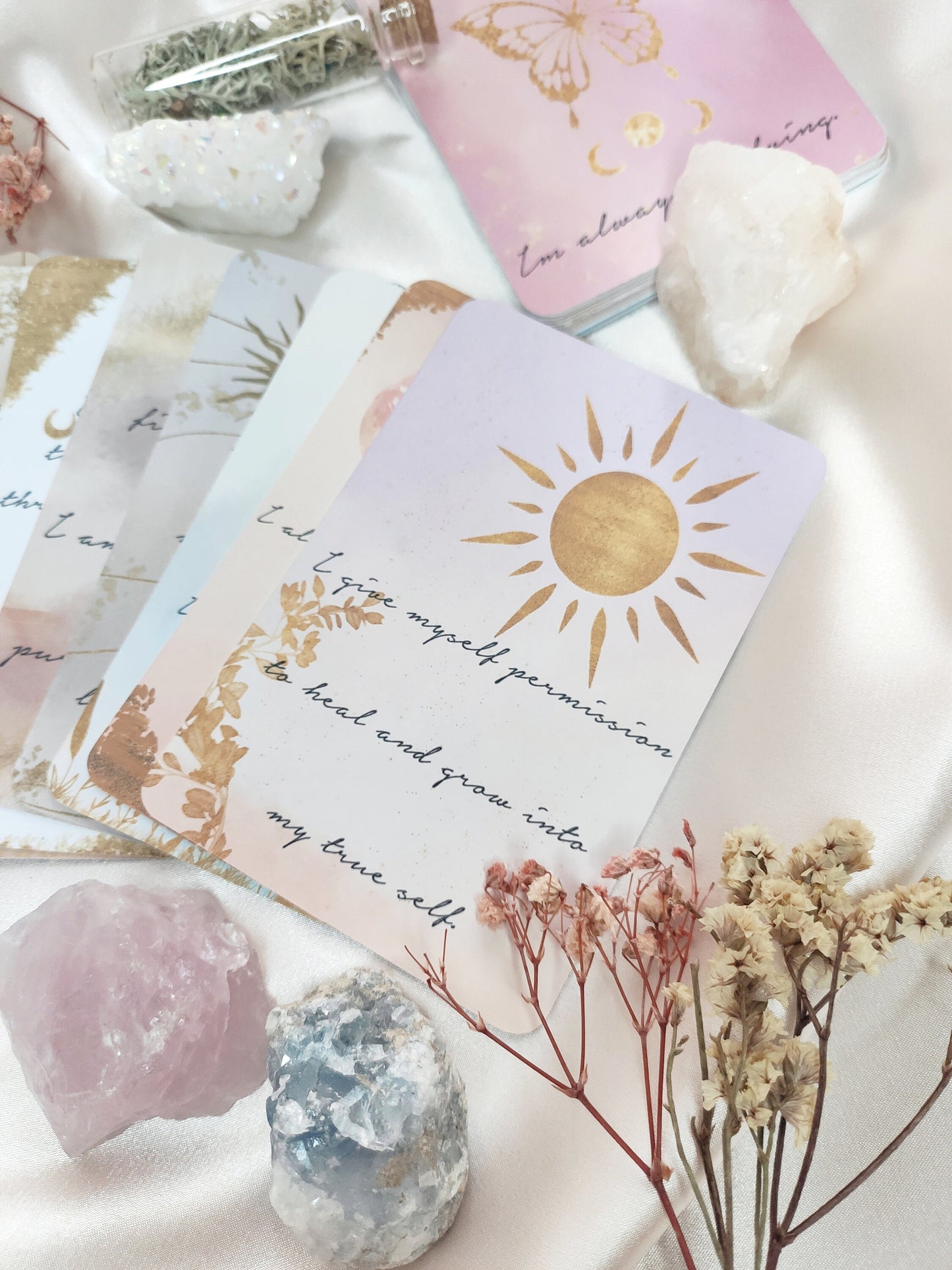 32 Handmade Enchanted Affirmation Cards