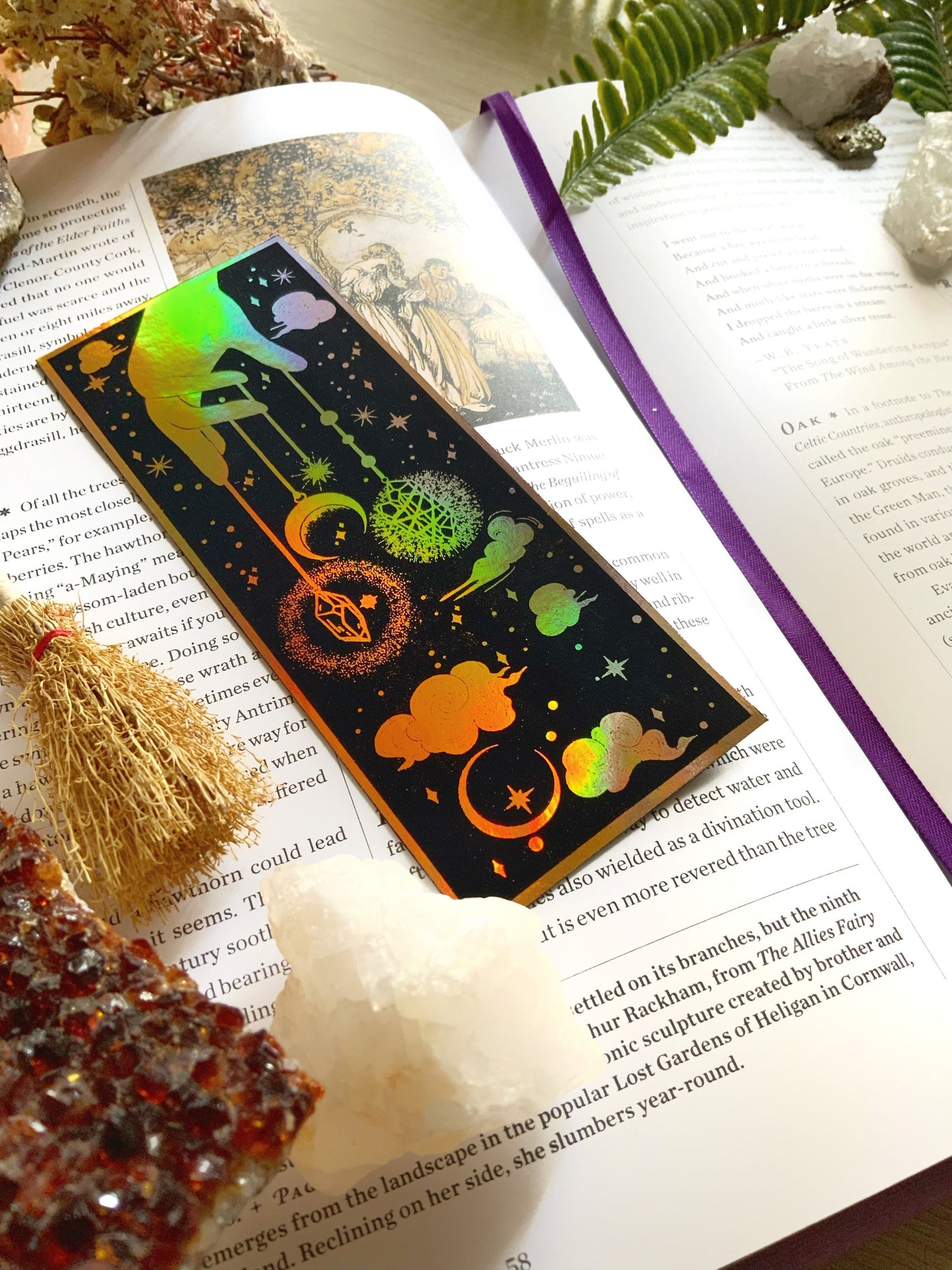 Magical Palms Holograpic Bookmarks