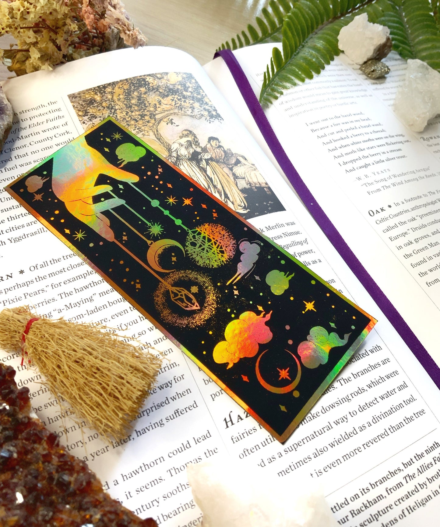 Magical Palms Holograpic Bookmarks