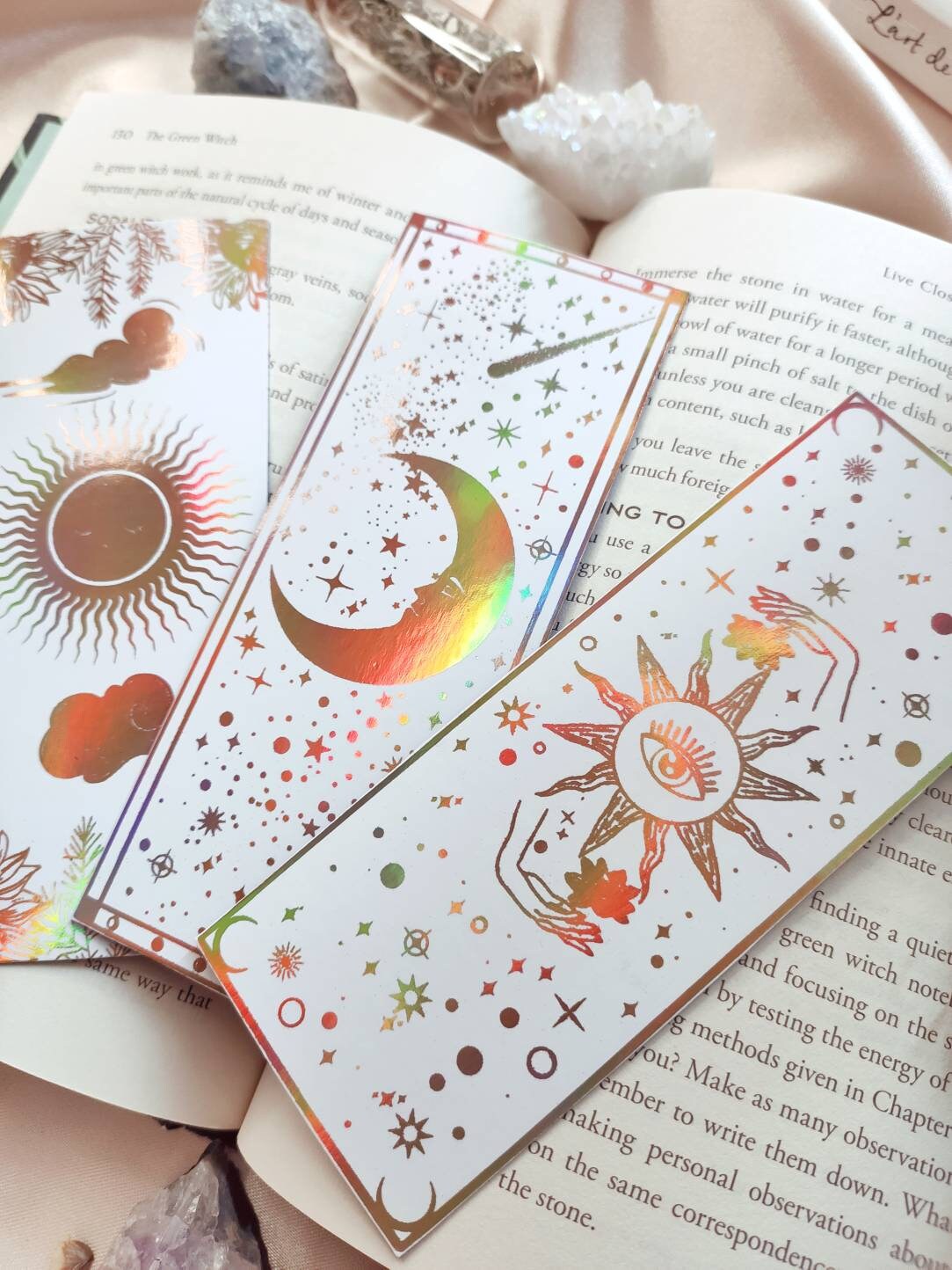 White Bookmarks Set of 3