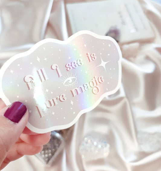 Vinyl & Holograpic Self-Love Sticker