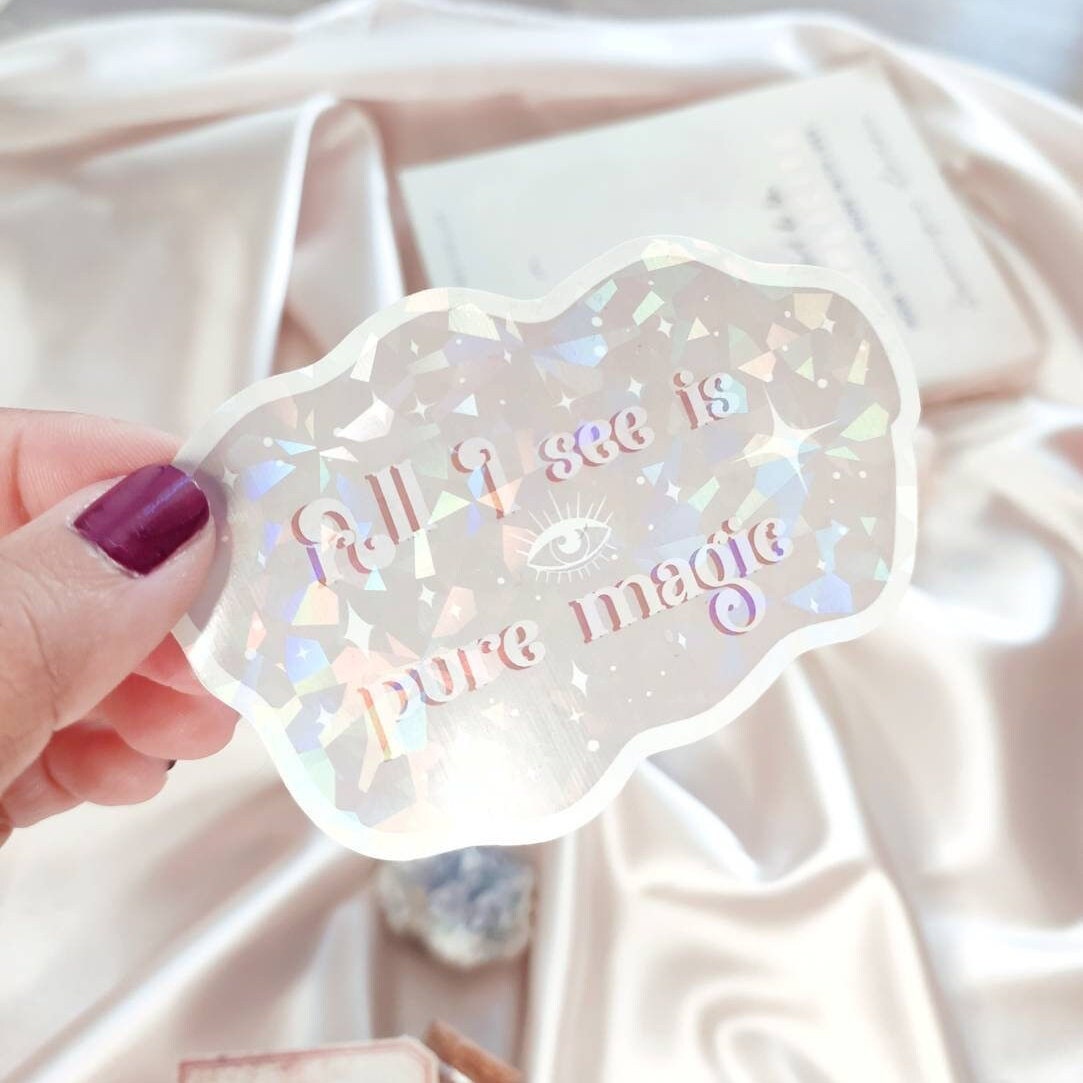 Vinyl & Holograpic Self-Love Sticker