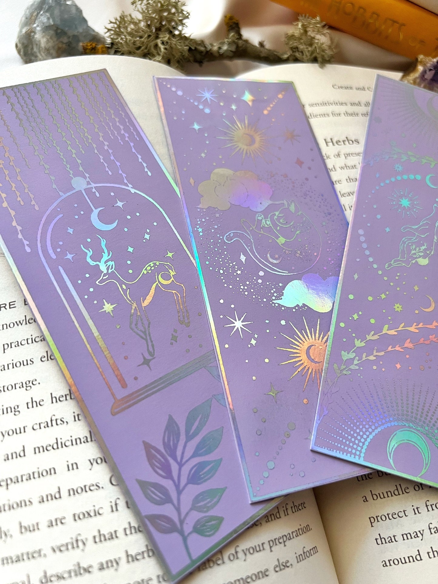 Lavender Bookmarks Set of 3 (450gsm)